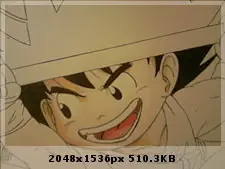 mi dibujo de goku paso a paso