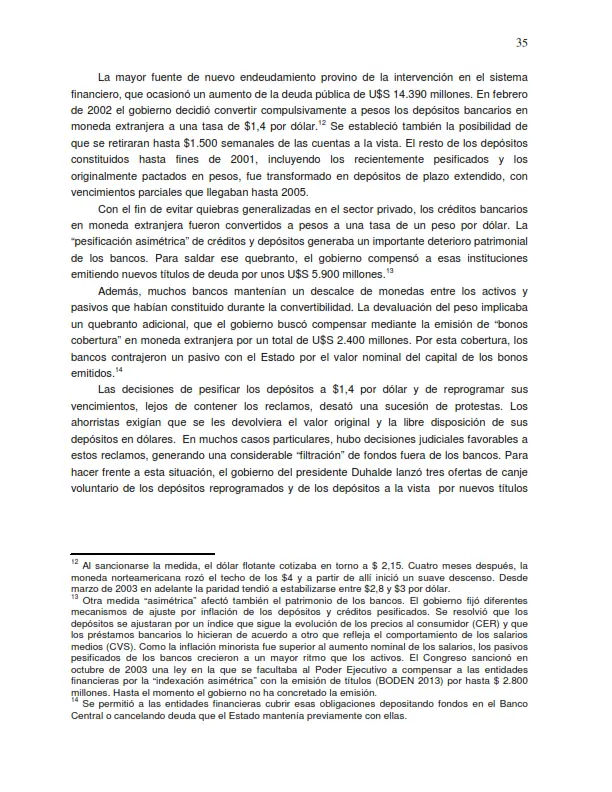 La Deuda Argentina-Historia, Default y Reestructuracion(3/3)