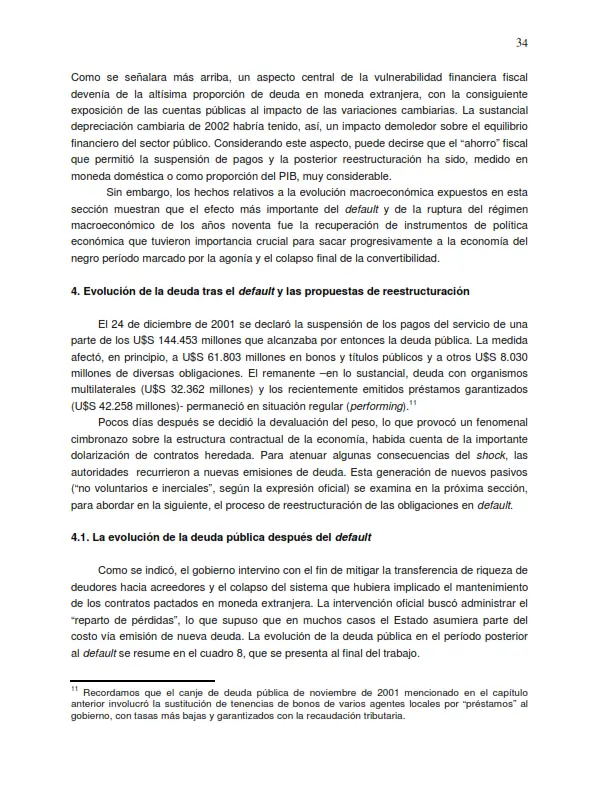 La Deuda Argentina-Historia, Default y Reestructuracion(2/3)
