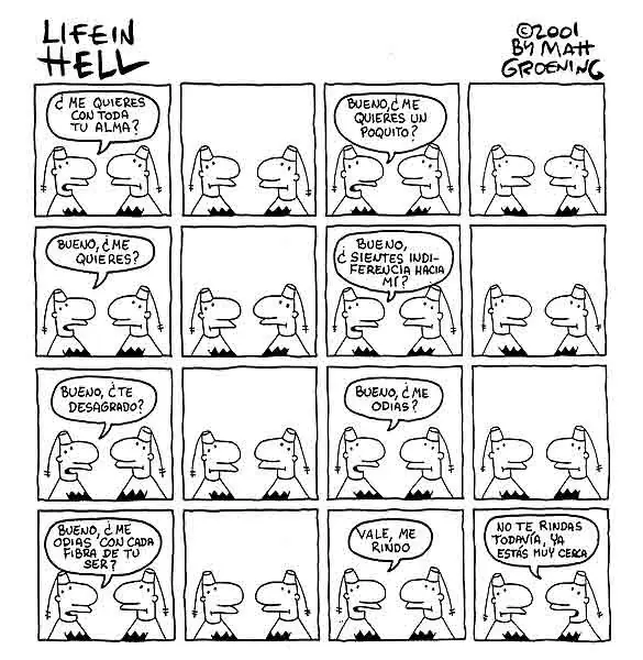 El comic del creador de los Simpsons! M.G.