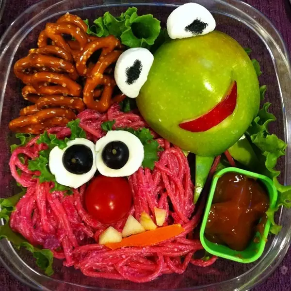 Arte echa de comida
