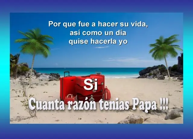 Cuanta razón tenias papá.