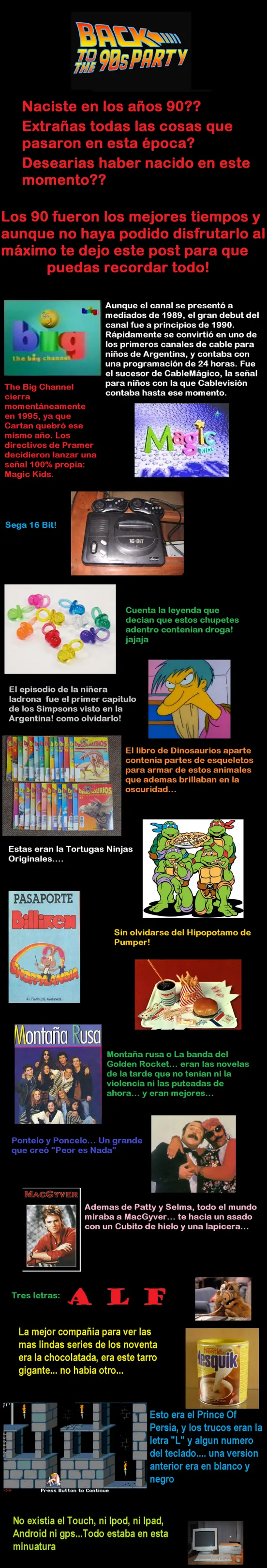 Nostalgia: Infancia de los 90...+5