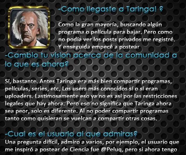 Entrevistas a usuarios de Taringa! - Parte 5 by Distolo