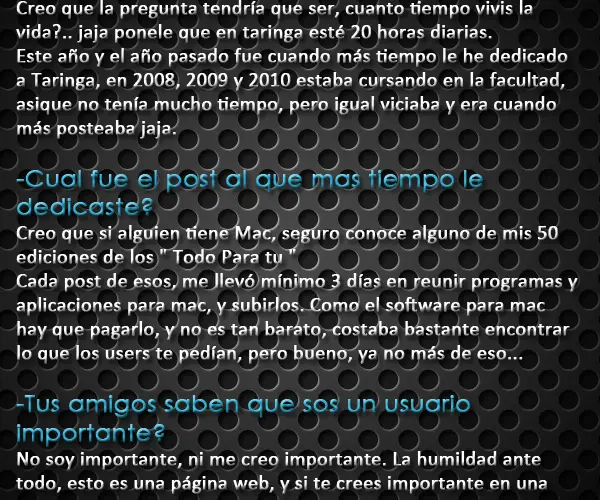 entrevista