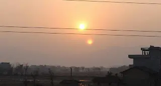 Aparecen 2 Soles en algunos lugares del mundo