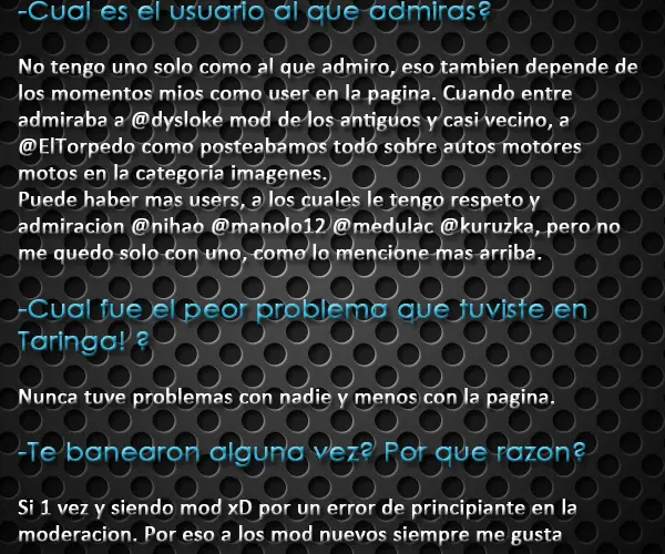 Entrevistas a usuarios de Taringa! - Parte 5 by Distolo