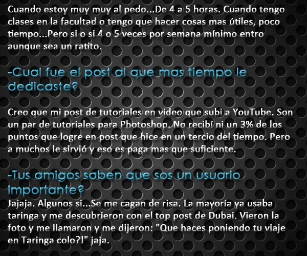 entrevista