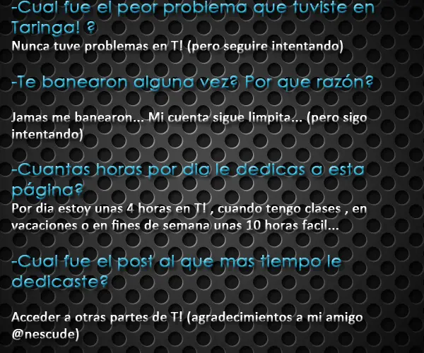 entrevista