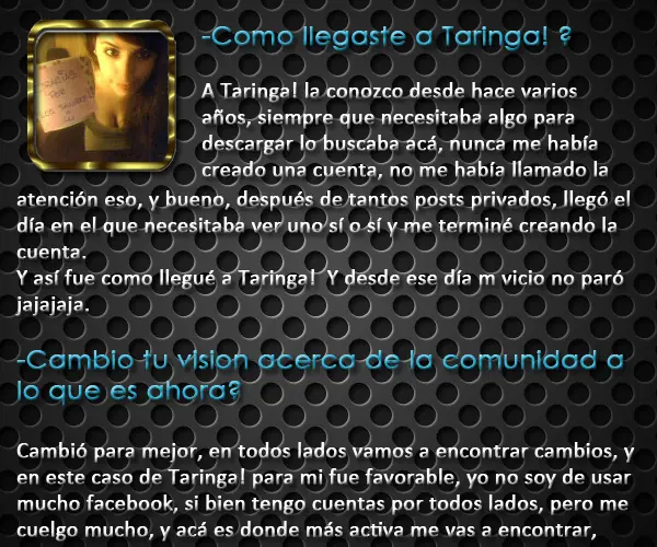 Entrevistas a usuarios de Taringa! - Parte 5 by Distolo