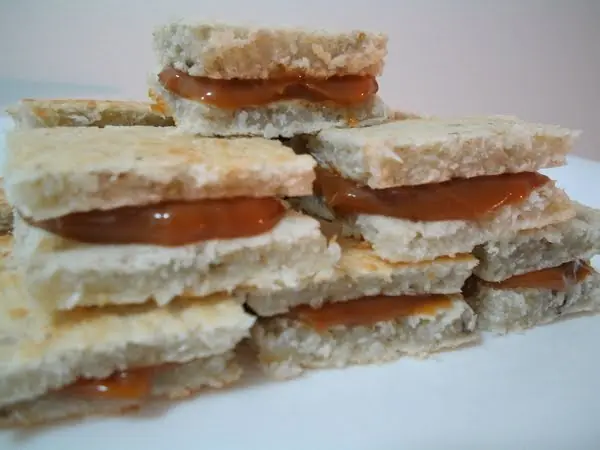 Masitas con dulce de leche...