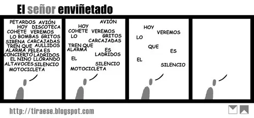 el señor enviñetado