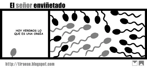 El señor enviñetado, exelente tira cómica!