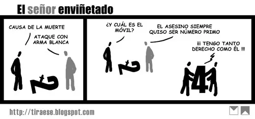 el señor enviñetado
