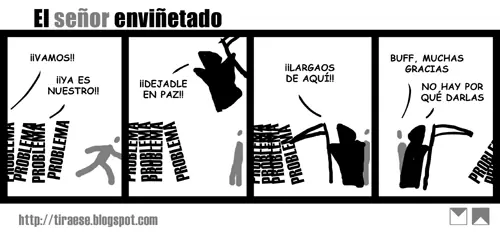 el señor enviñetado