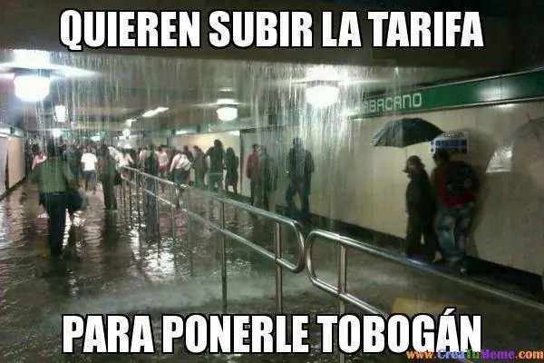 Viajas en el metro?