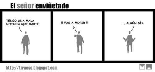 El señor enviñetado, exelente tira cómica!
