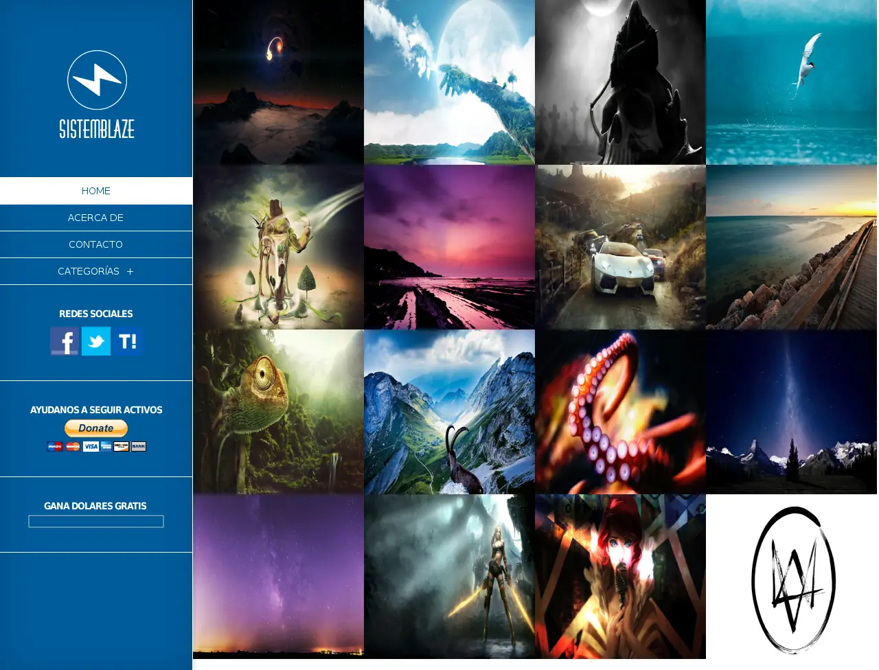 sitios web