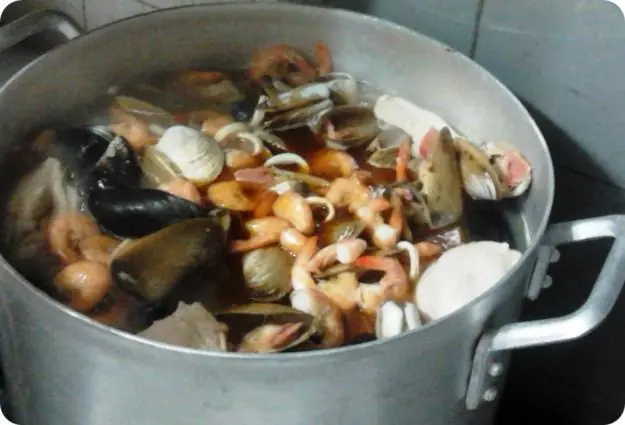 Curanto en olla