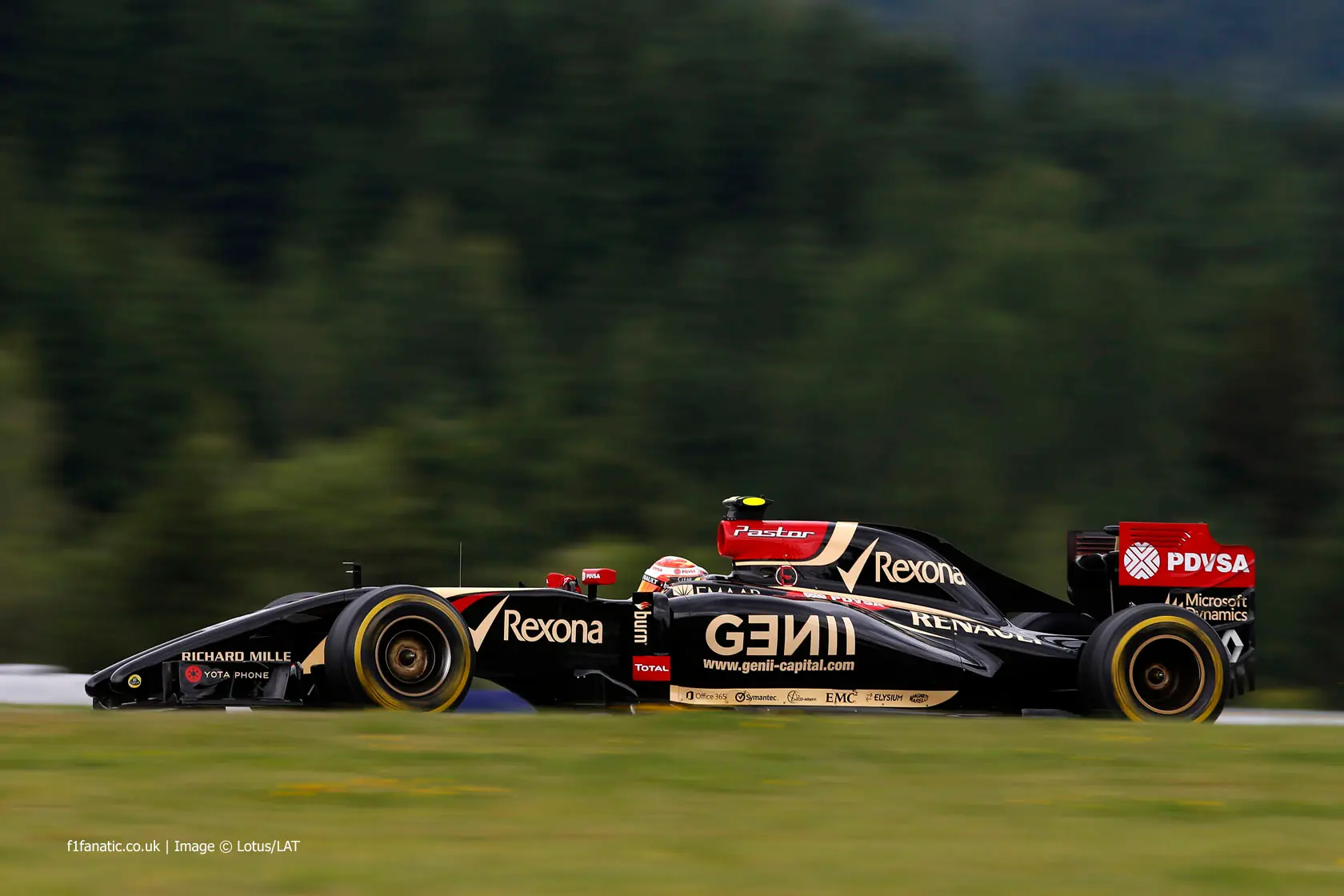 Clasificación GP de Austria F1 2014 - equipo Lotus
