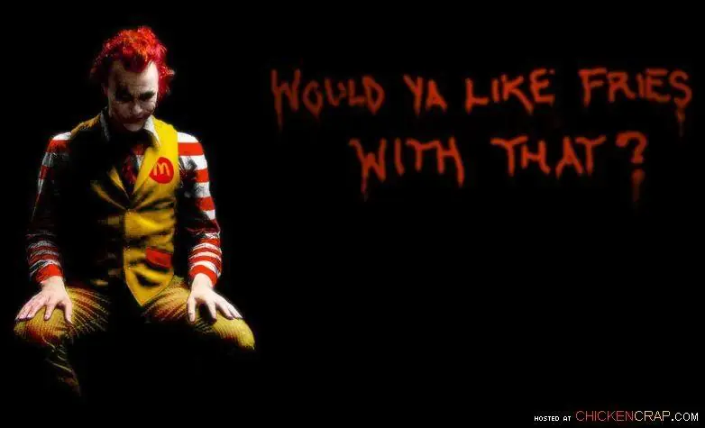 Ronald Mc Donald, Imágenes Abominables de Este Personaje