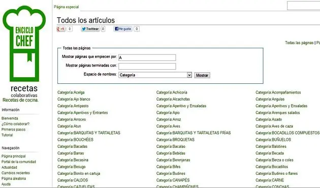 EncicloChef - La Wikipedia de las comidas-Te ayudara.