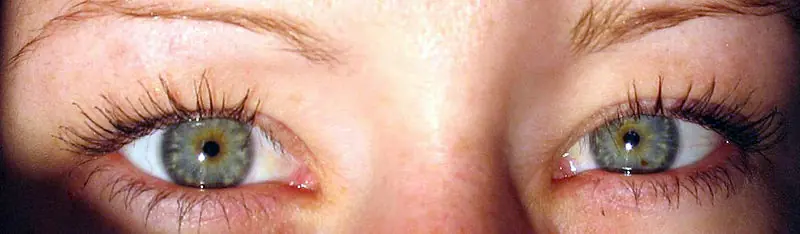 Los ojos verdes