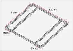 Como construir un tabique con mesa plegable