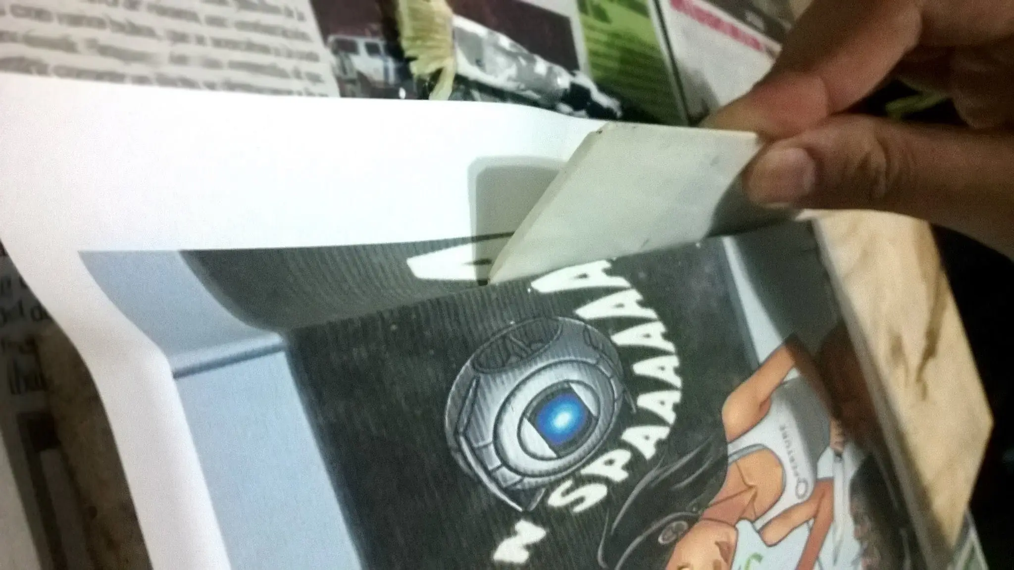 Hice un cuadro de Portal 2