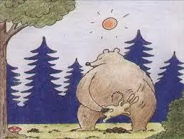 Cuento educativo: el oso y el conejo
