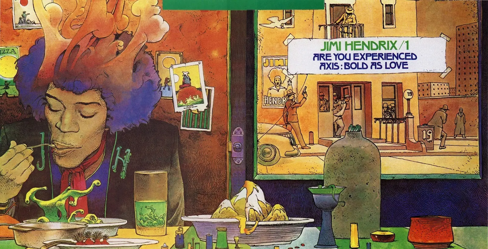 Hendrix por Moebius: el encuentro de dos genios