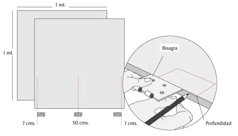 Hacer una mesa de Ping pong plegable