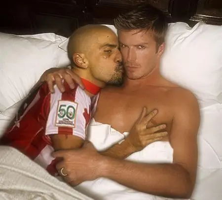 Veron jugando contra Inglaterra en mundial 02'