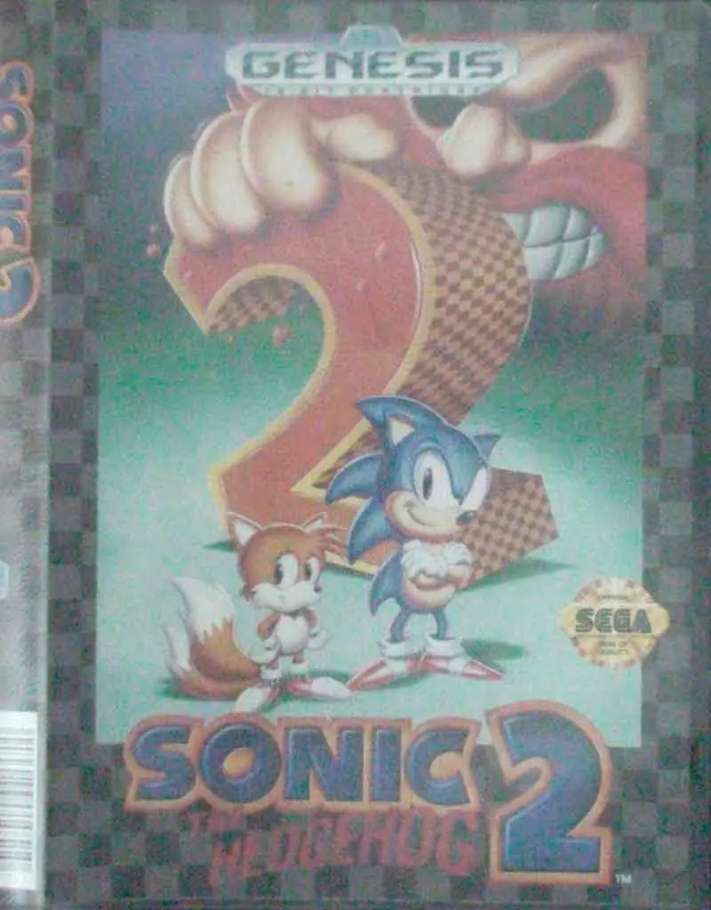 Cartucho y manual original Sonic The Hedgehog 2 (1992) fotos