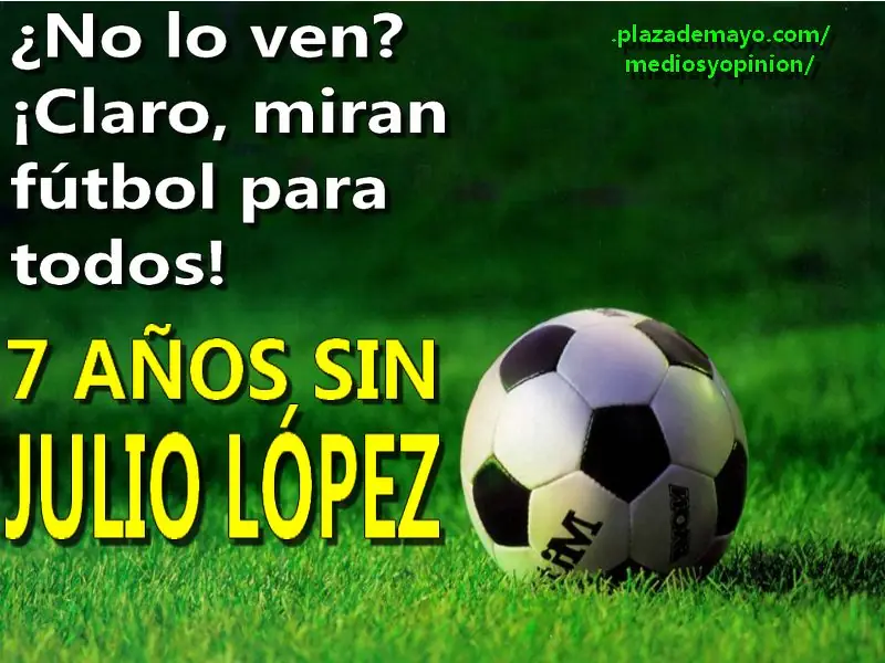 Julio López se le murió a la SIDE