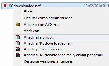 ¿Cómo cortar archivos con WinRAR?