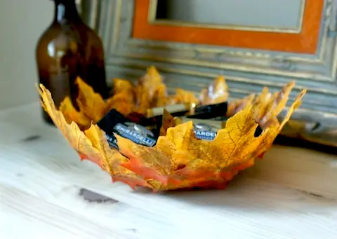 Hacer un bowl de hojas
