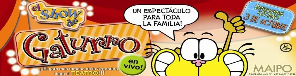 Gaturro llega al teatro