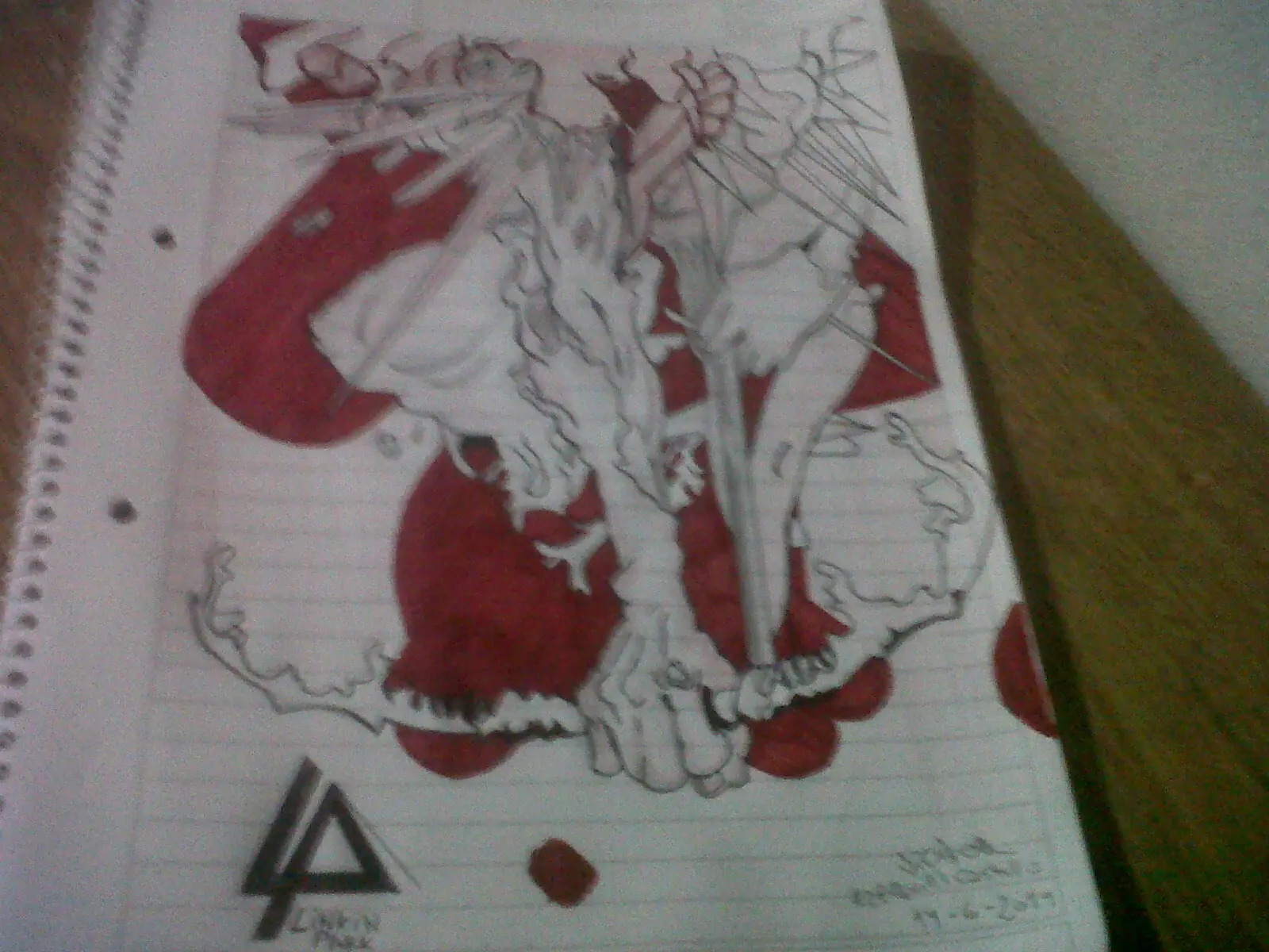 Dibujo: Linkin Park, The hunting party.