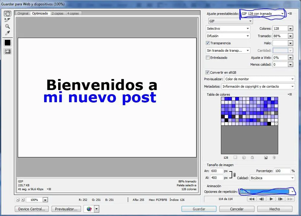 mi nuevo post