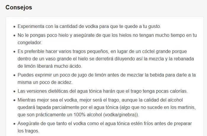 tonic