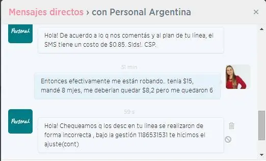 Personal me estafó y te lo muestro, lince