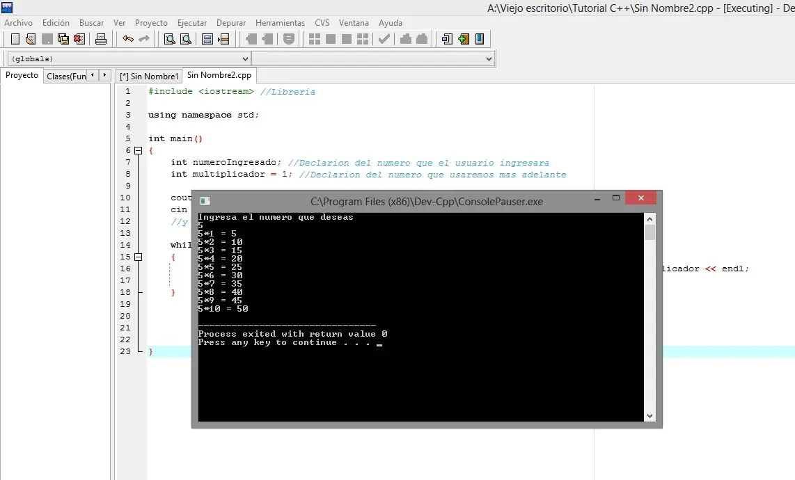 Crea tu primer programa en C++ Taringuero!