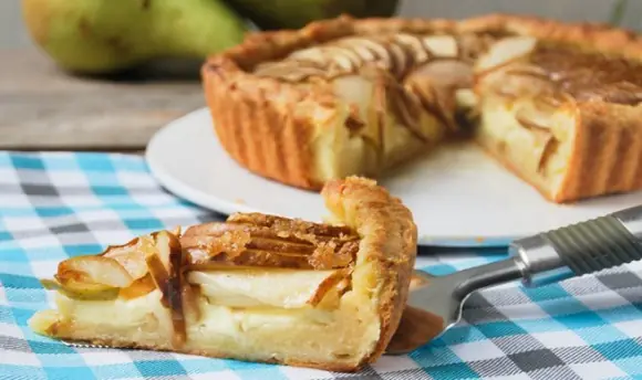 Tarta De Peras Al Yogurt