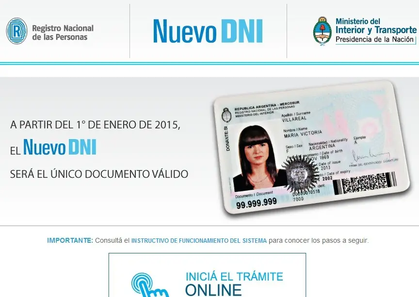 Cómo tramitar el DNI vía internet