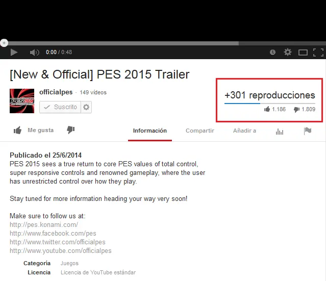 Trailer de PES 2015 duramente criticado