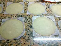 Obleas con espinacas