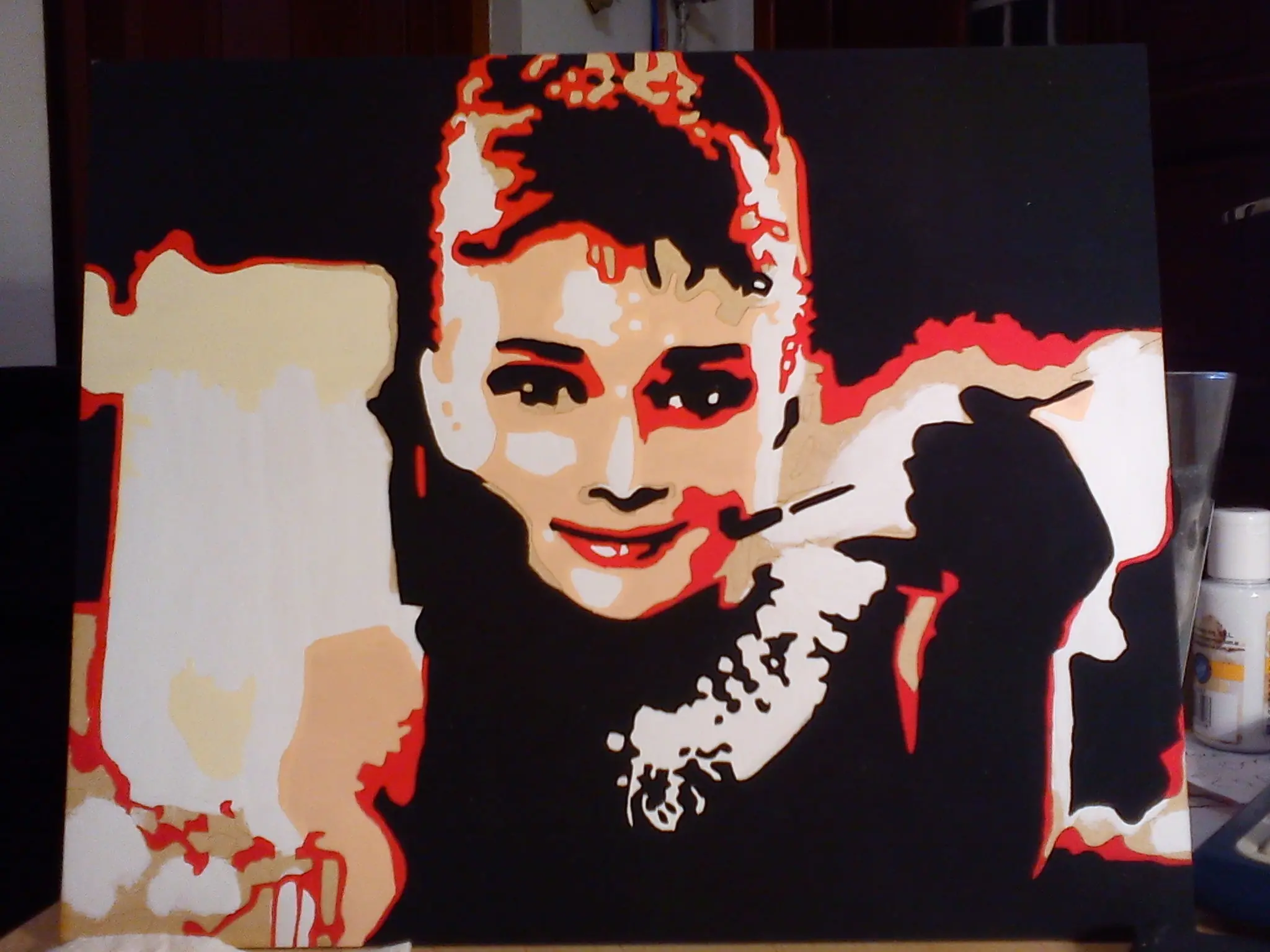 pintado a mano