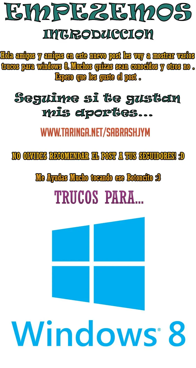 Trucos y Tutoriales para Windows 8 | Megapost