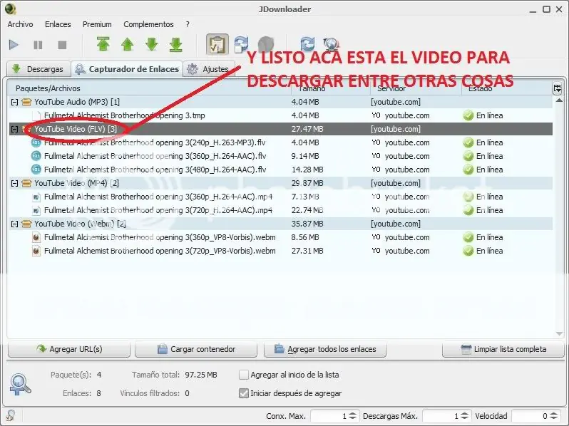 Como usar JDownloader